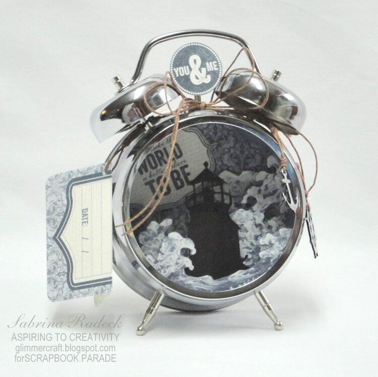 Lighthouse in a Clock -a
