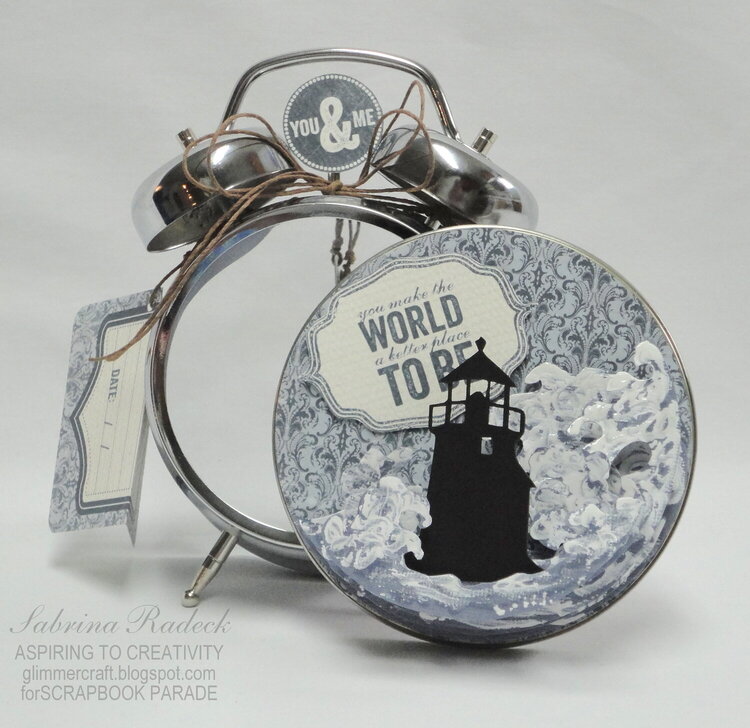 Lighthouse in a Clock -b