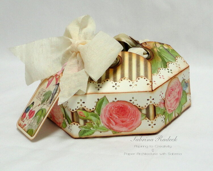 Hexagonal Gift or Treat Box - G45 Botanical Tea