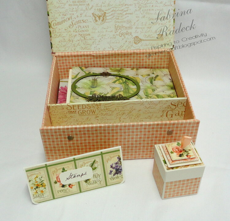 Repurposed Box &amp; Card Set Gift