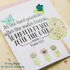 Psalm 42:1 Card