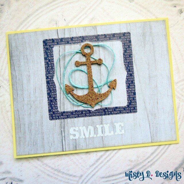 Nautical Themed Smile Card