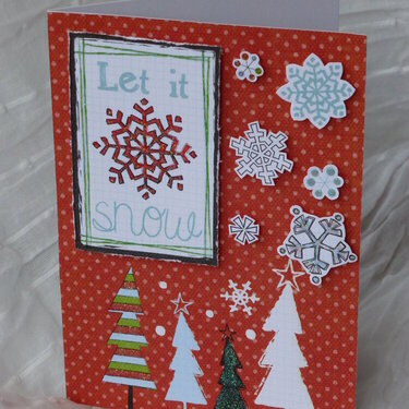 Let it snow - Christmas card