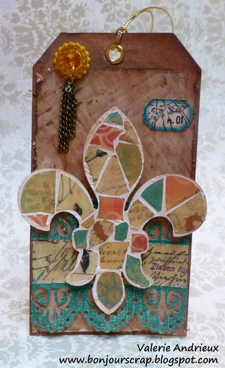 April tim Holtz tag