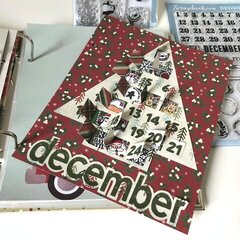 Advent calendar planner page