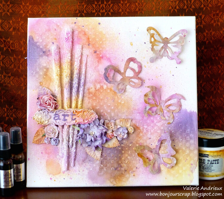 Altered brushes canvas
