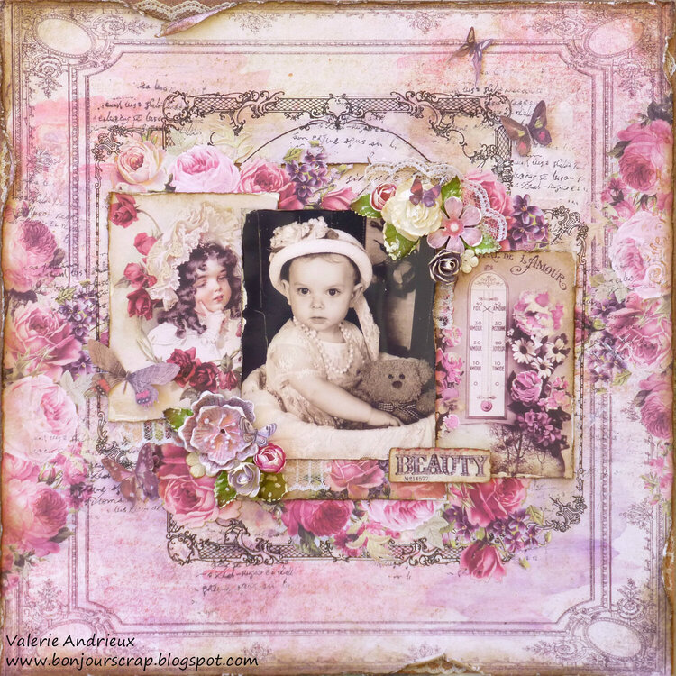 Beauty - August Prima BAP layout