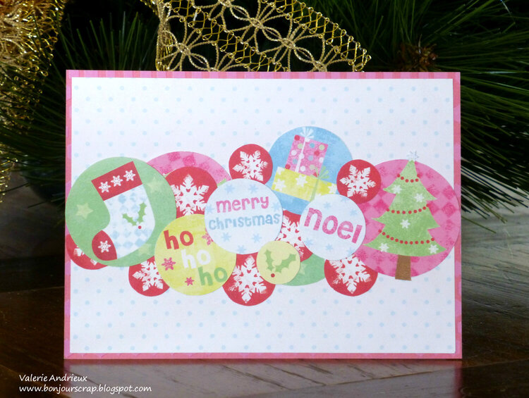 Christmas bubbles card