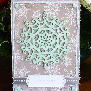 Mint flake Christmas card