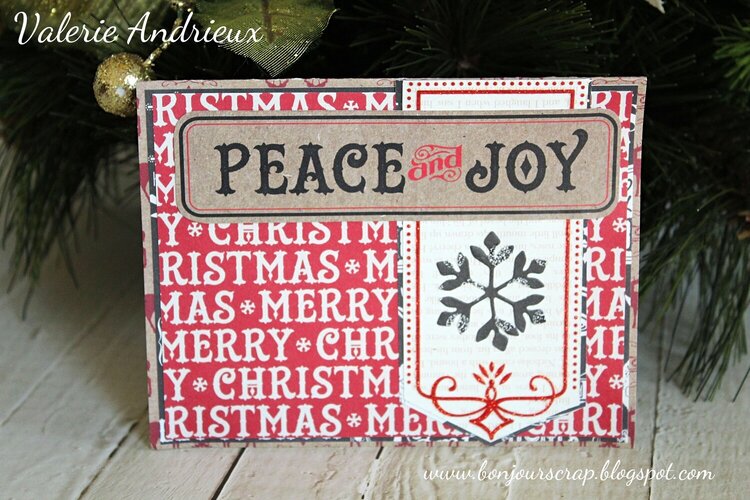Peace and Joy card