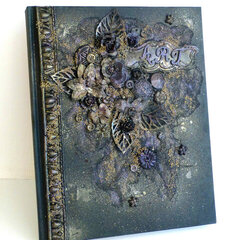 Mixed media altered sketchbook