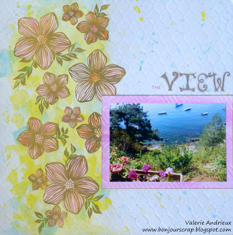 The view - A watercolor layout