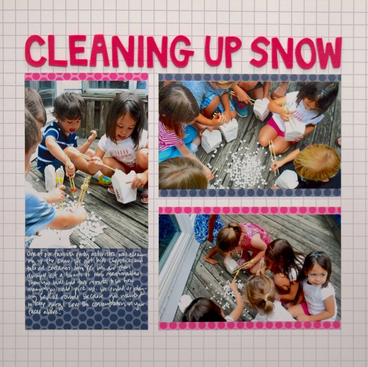 Cleaning Up Snow
