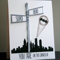 You are on the corner of Super and Hero