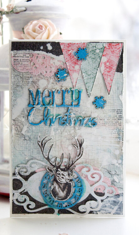 Merry Christmas Card 13arts DT