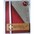 Father's Day Houndstooth Card