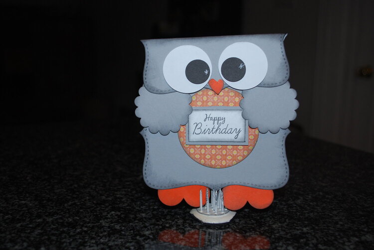 Owl Birthday Card