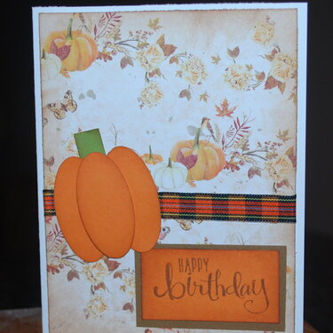 Fall Birthday Card