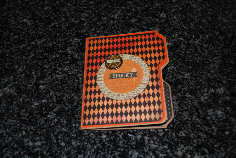 File Folder Halloween mini that can fit in your purse.