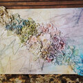 Flower mixed media canvas