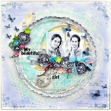 &#039;My Beautiful Girl&#039; for Sizzix/Inkido