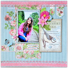 Scraps of Elegance kit March 'A Great Day'