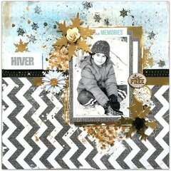 'Hiver' / 'Winter' for Les Papiers de Pandore/Sizzix