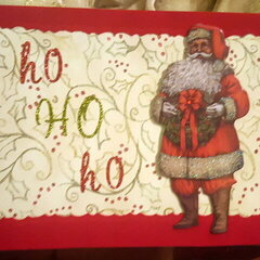 ho ho ho Christmas card