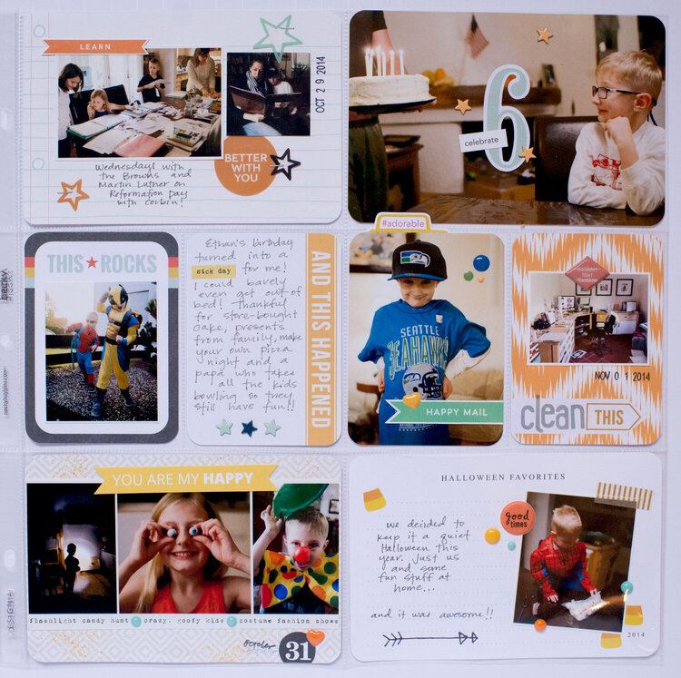 Project Life Oct 27-Nov 2 - Right Page