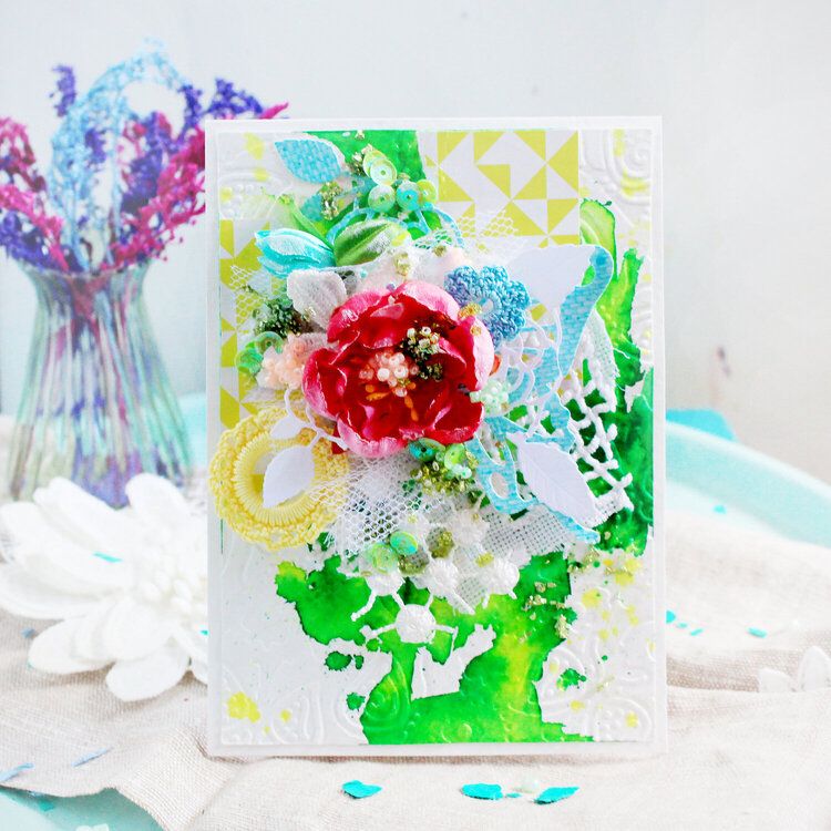 Flower card