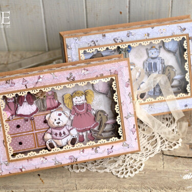 Chocolate box with shadow box