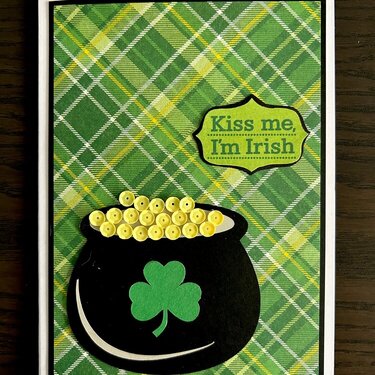 St. Patricks Day Card: March Card sketch #3