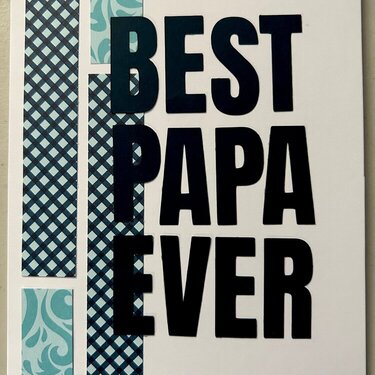 Fathers Day card for Papa
