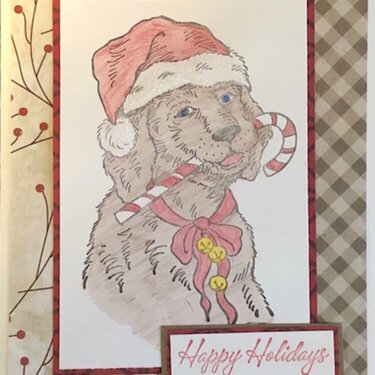 Happy Holidays - puppy