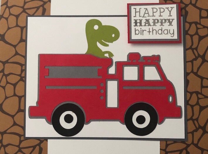 Dino/Fire Truck Birthday