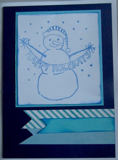 Happy Holidays - snowman