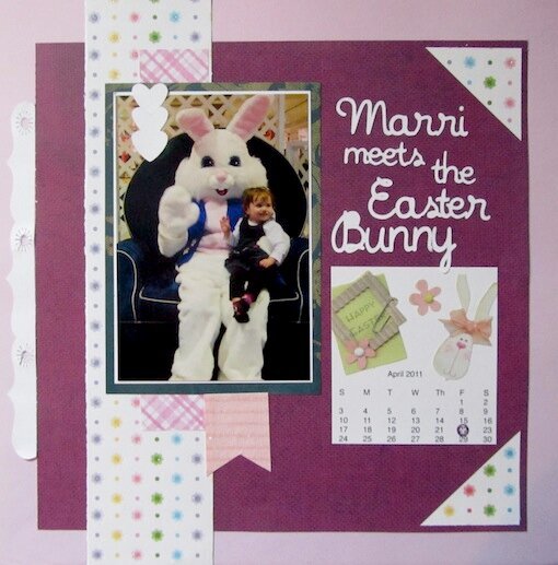 Marri meets the Easter Bunny