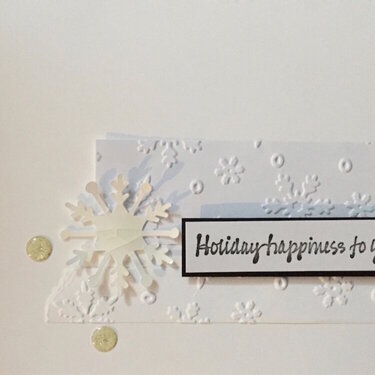 Holiday Happiness - snowflake