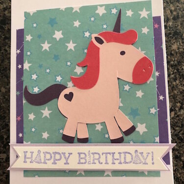 Happy Birthday - Unicorn