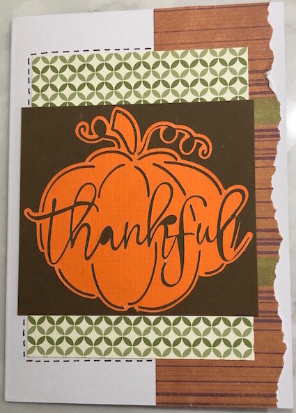 Thankful - Thanksgiving card