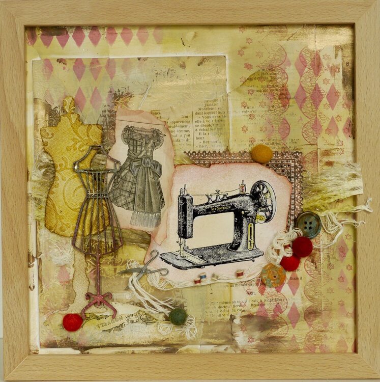 Sewing collage