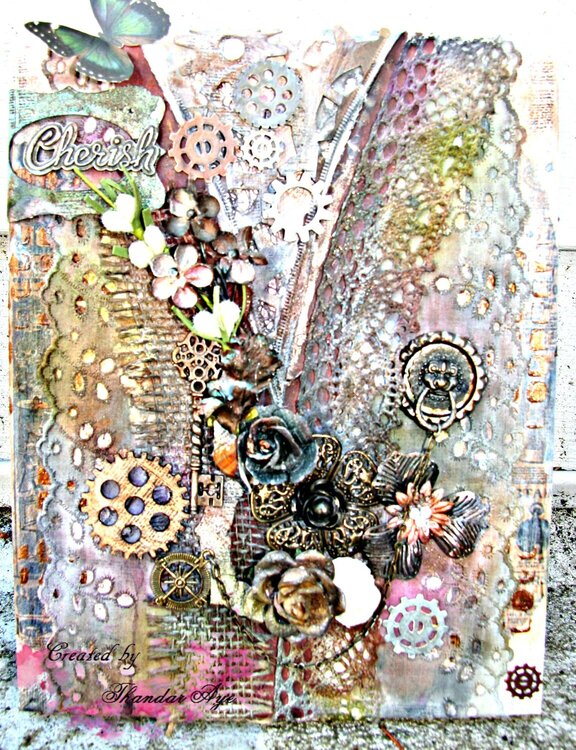 Mixed media canvas