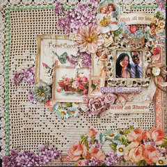 Graphic45 sweet sentiment Layout