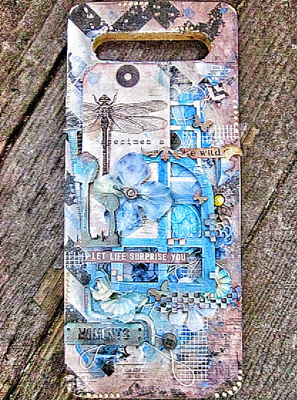 Altered Mixed Media Cutting Board By Thandar