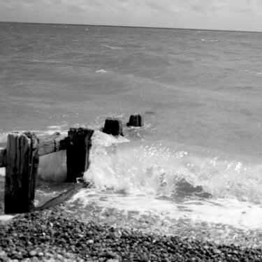 The sea at Pevensey (2)