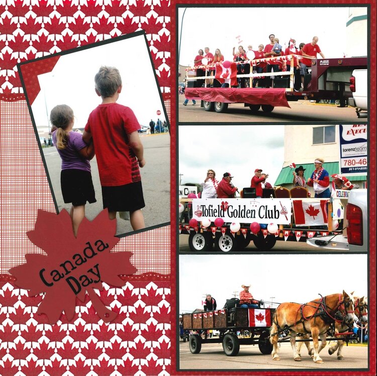 Canada Day Parade - Left page