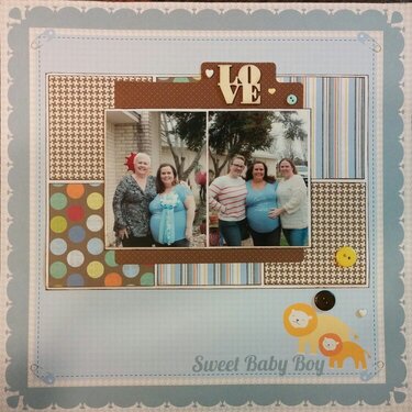 Baby Shower Layout - Right Page