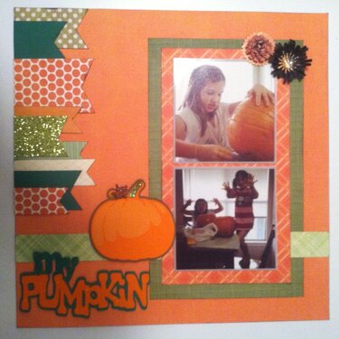 My Pumpkin 12x12 Layout - Trista