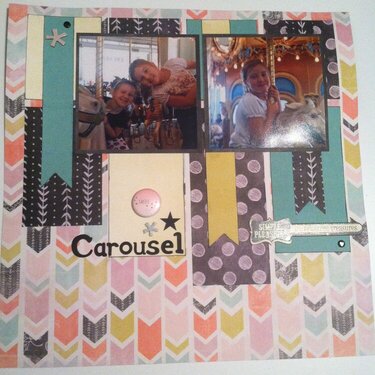Carousel 12x12 Layout - Trista