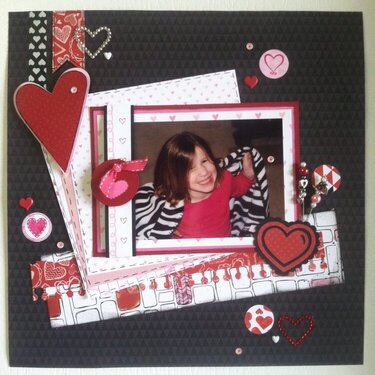 Valentines 12 x 12 Layout